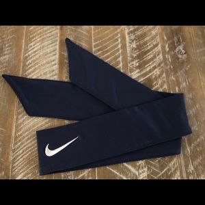 Nike Tie Headband. Barley Used.